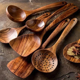 Ustensiles de cuisine en bois | Wooden'7 ™ - maison laroche