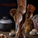 Ustensiles de cuisine en bois | Wooden'7 ™ - maison laroche